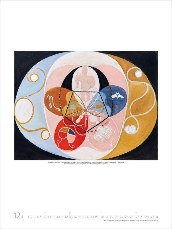 Bild: 9783819302954 | Hilma af Klint 2027 | Verlag Korsch | Kalender | 14 S. | Deutsch