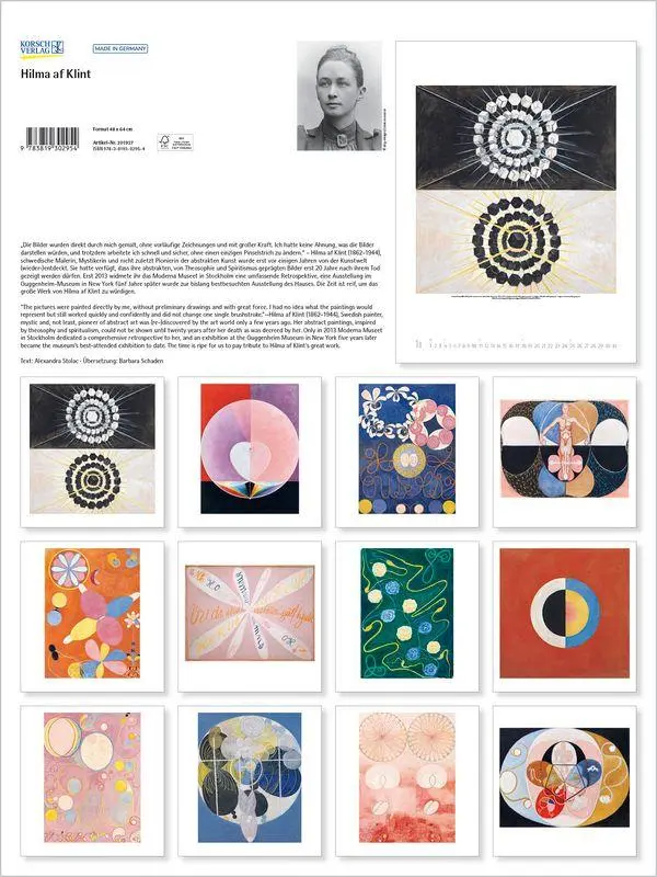 Bild: 9783819302954 | Hilma af Klint 2027 | Verlag Korsch | Kalender | 14 S. | Deutsch
