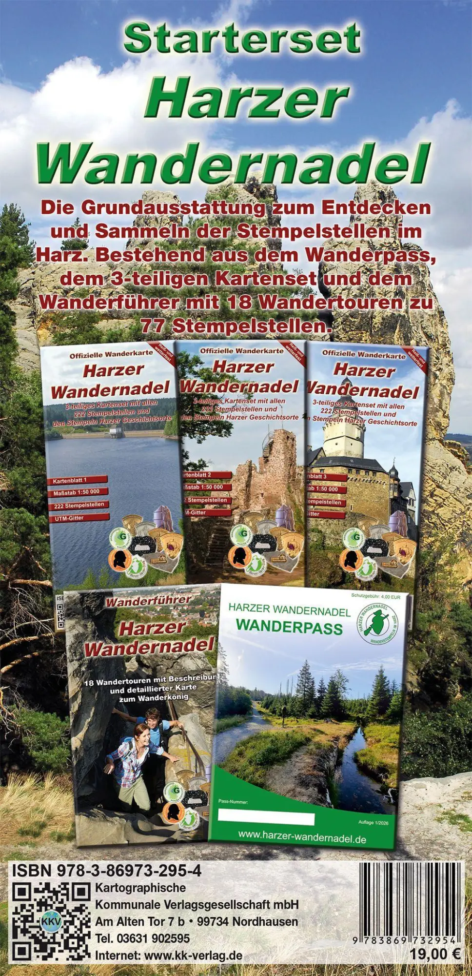 Cover: 9783869732954 | Starterset Harzer Wandernadel | Harzer Wandernadel GmbH | Taschenbuch