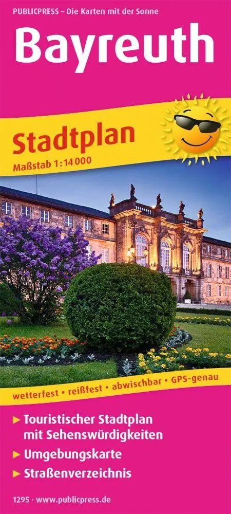 Cover: 9783961322954 | Bayreuth 1 : 14 000 | (Land-)Karte | Stadtplan (PUBLICPRESS) | Deutsch