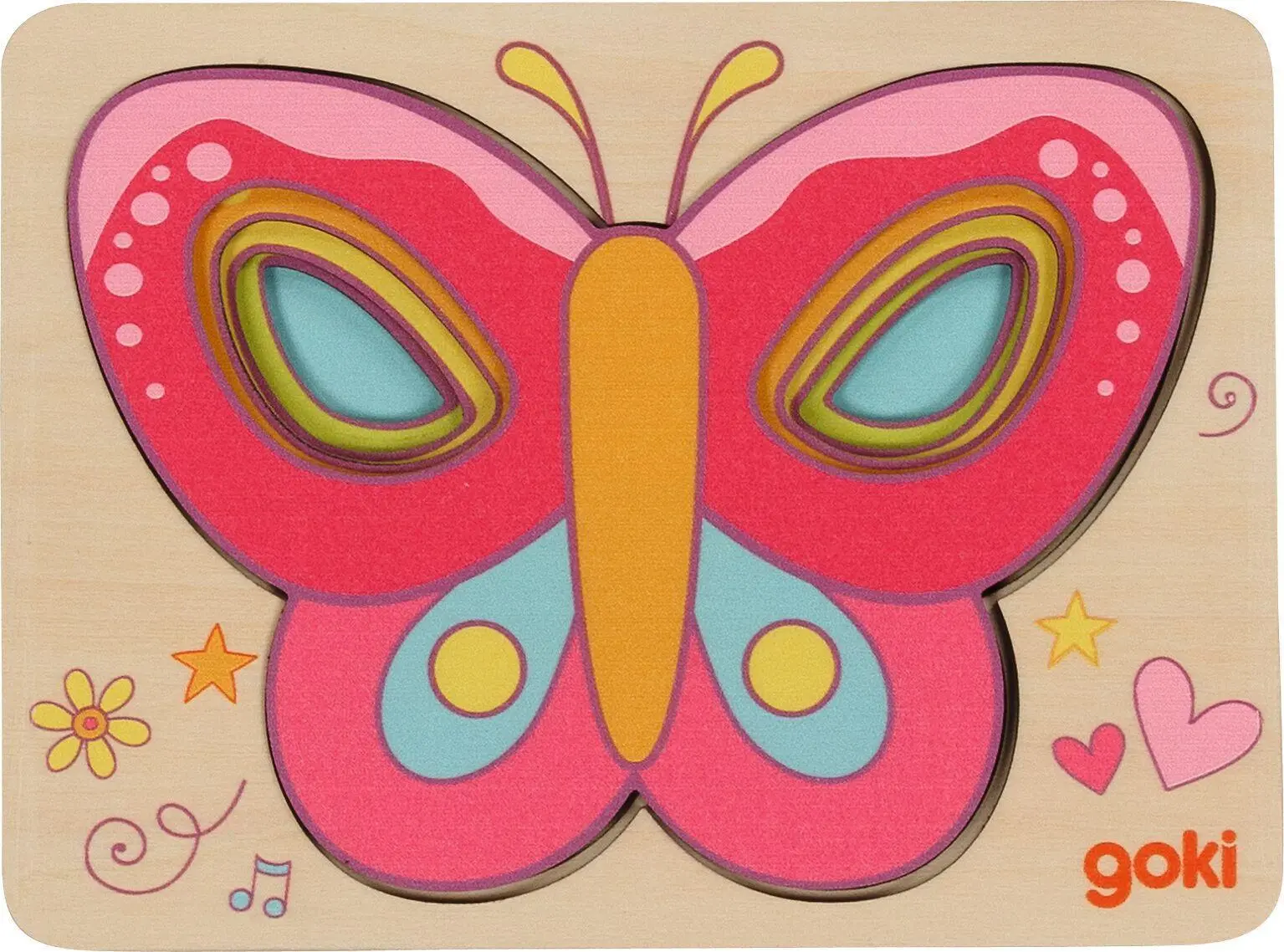 Cover: 4013594573054 | Schichtenpuzzle Schmetterling | Spiel | 57305 | Deutsch | 2025