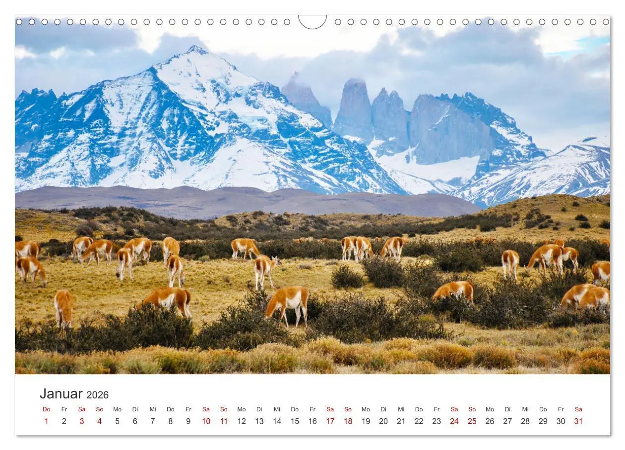 Bild: 9783457613054 | Chile - Das langgestreckte Land. (Wandkalender 2026 DIN A3 quer),...