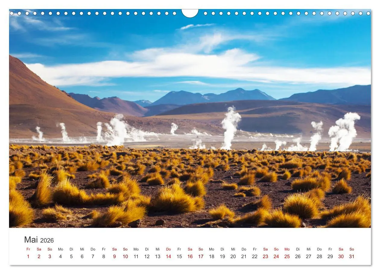 Bild: 9783457613054 | Chile - Das langgestreckte Land. (Wandkalender 2026 DIN A3 quer),...