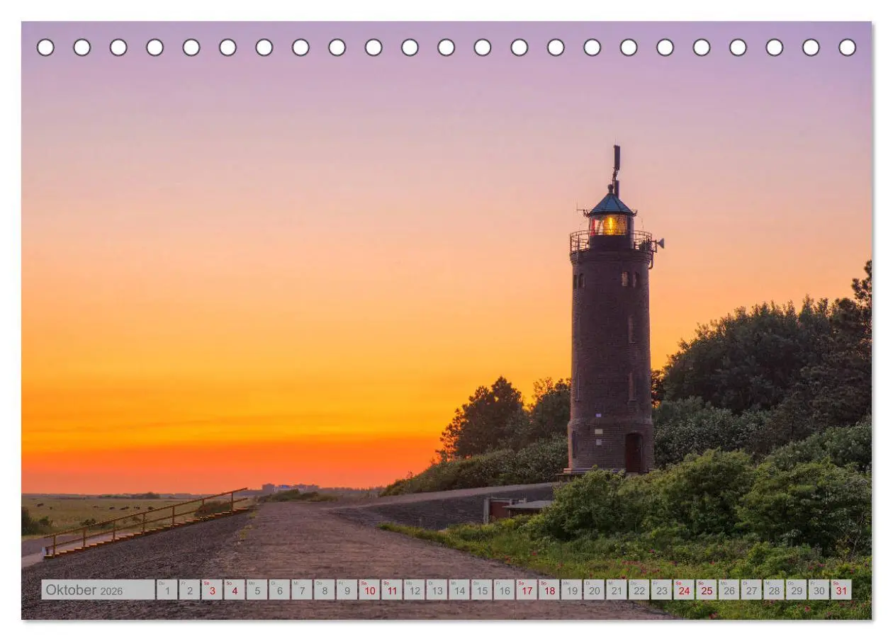 Bild: 9783457783054 | Leuchttürme - Wächter der Küsten (Tischkalender 2026 DIN A5 quer),...