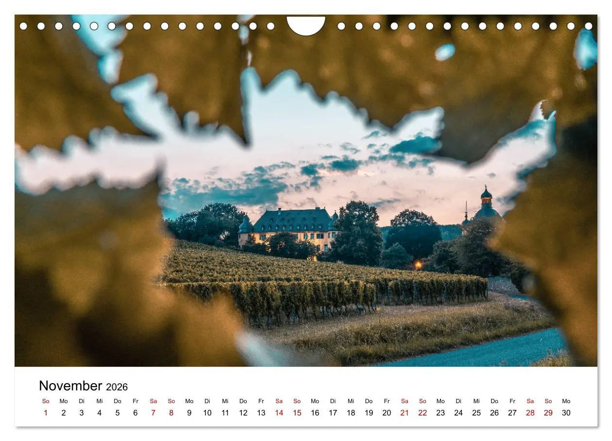 Bild: 9783457923054 | Rheingau 2026 (Wandkalender 2026 DIN A4 quer), CALVENDO Monatskalender