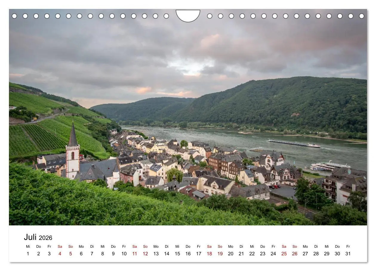 Bild: 9783457923054 | Rheingau 2026 (Wandkalender 2026 DIN A4 quer), CALVENDO Monatskalender
