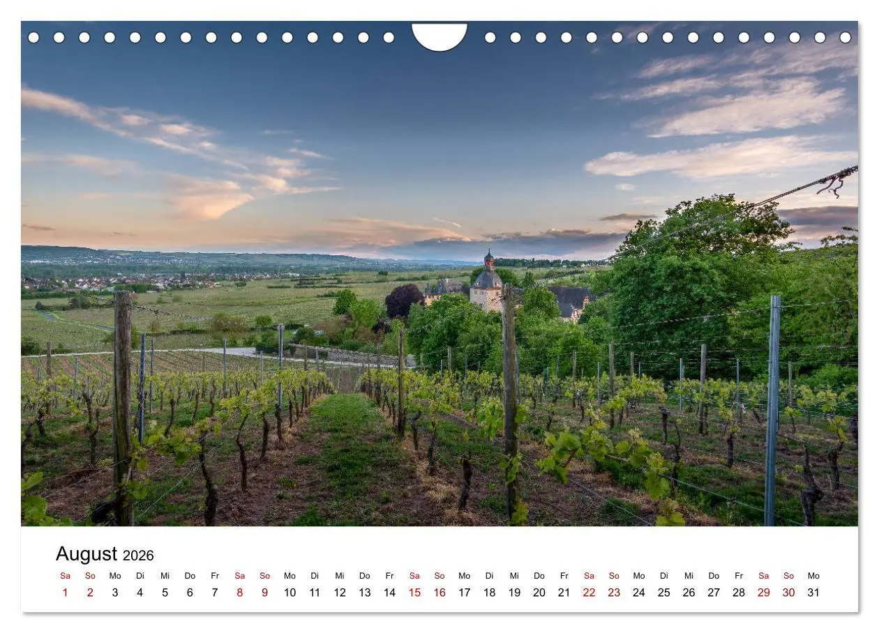 Bild: 9783457923054 | Rheingau 2026 (Wandkalender 2026 DIN A4 quer), CALVENDO Monatskalender