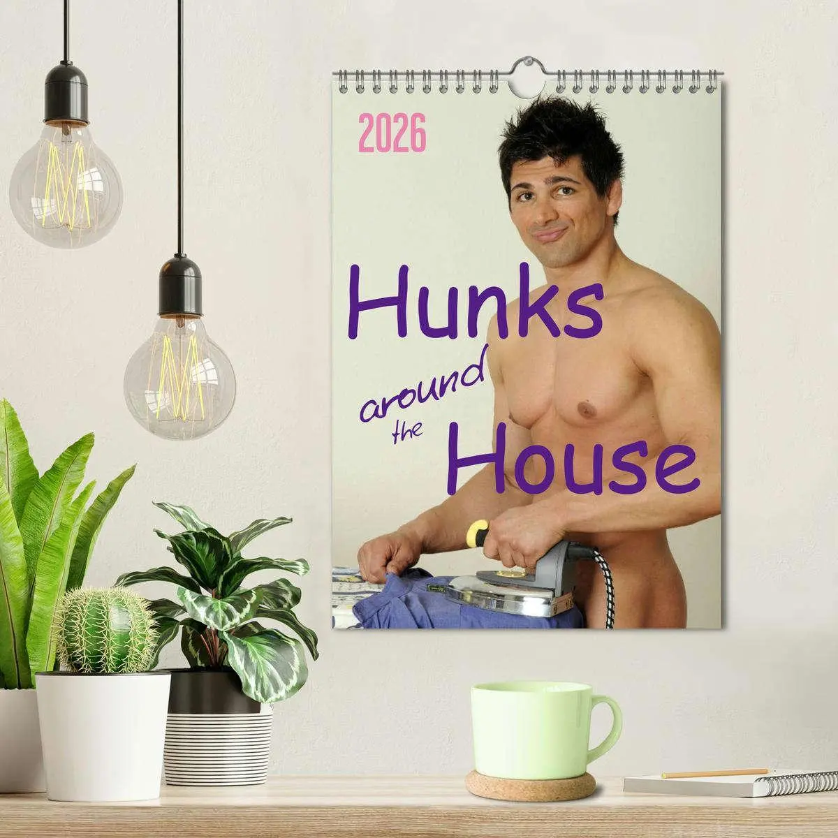 Bild: 9783516563054 | Hunks around the House (Wall Calendar 2026 DIN A4 portrait),...