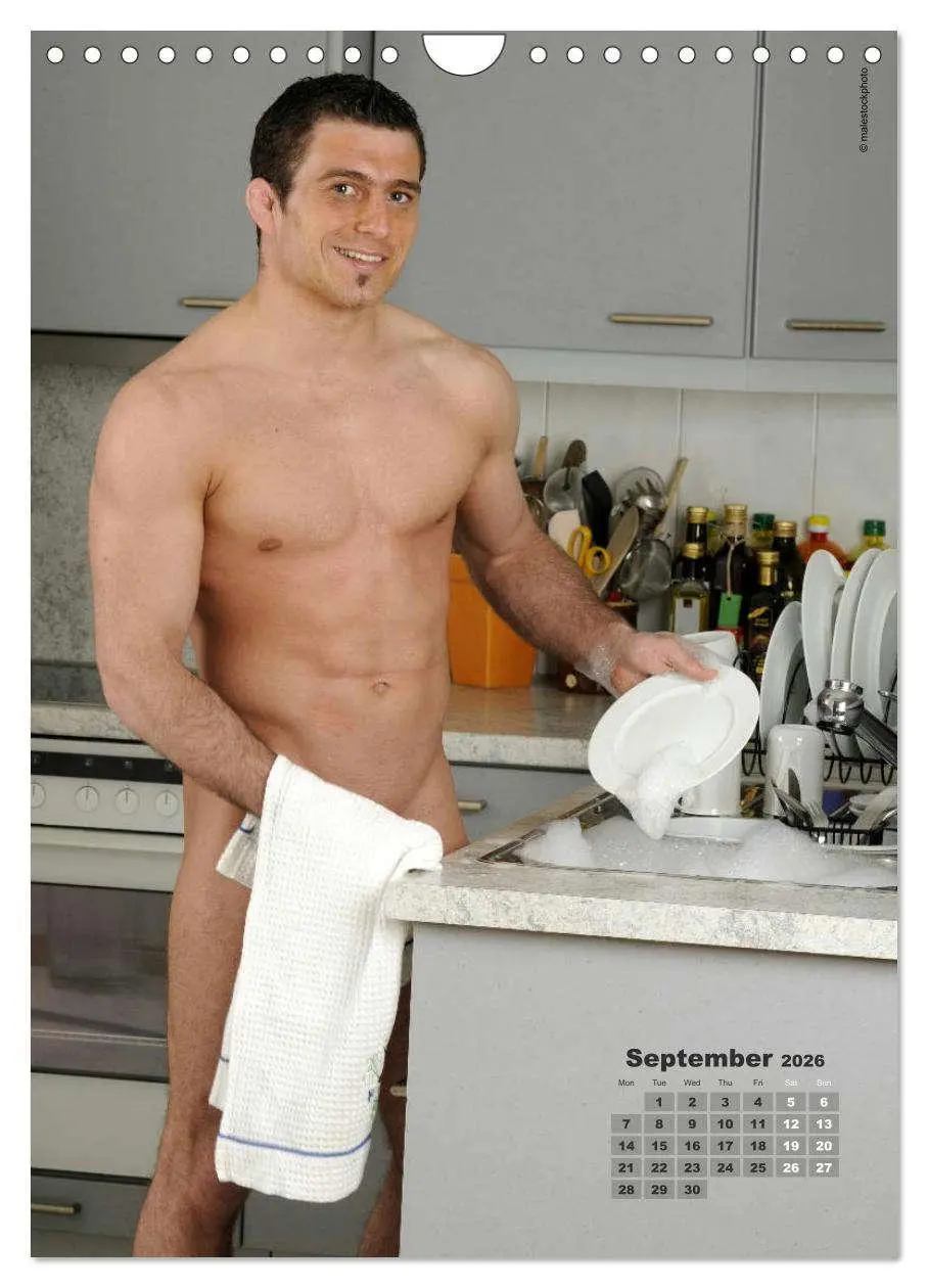 Bild: 9783516563054 | Hunks around the House (Wall Calendar 2026 DIN A4 portrait),...