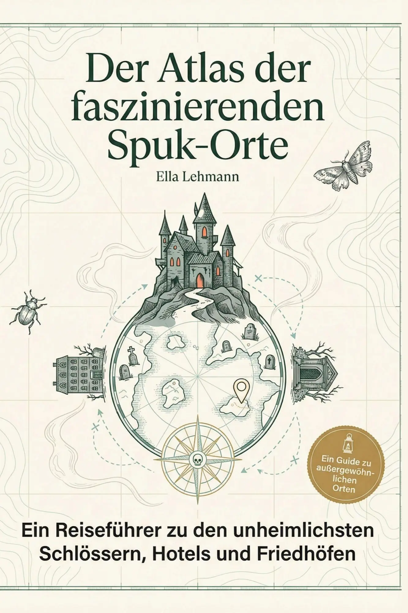 Cover: 9783695383054 | Der Atlas der faszinierenden Spuk-Orte | Ella Lehmann | Taschenbuch