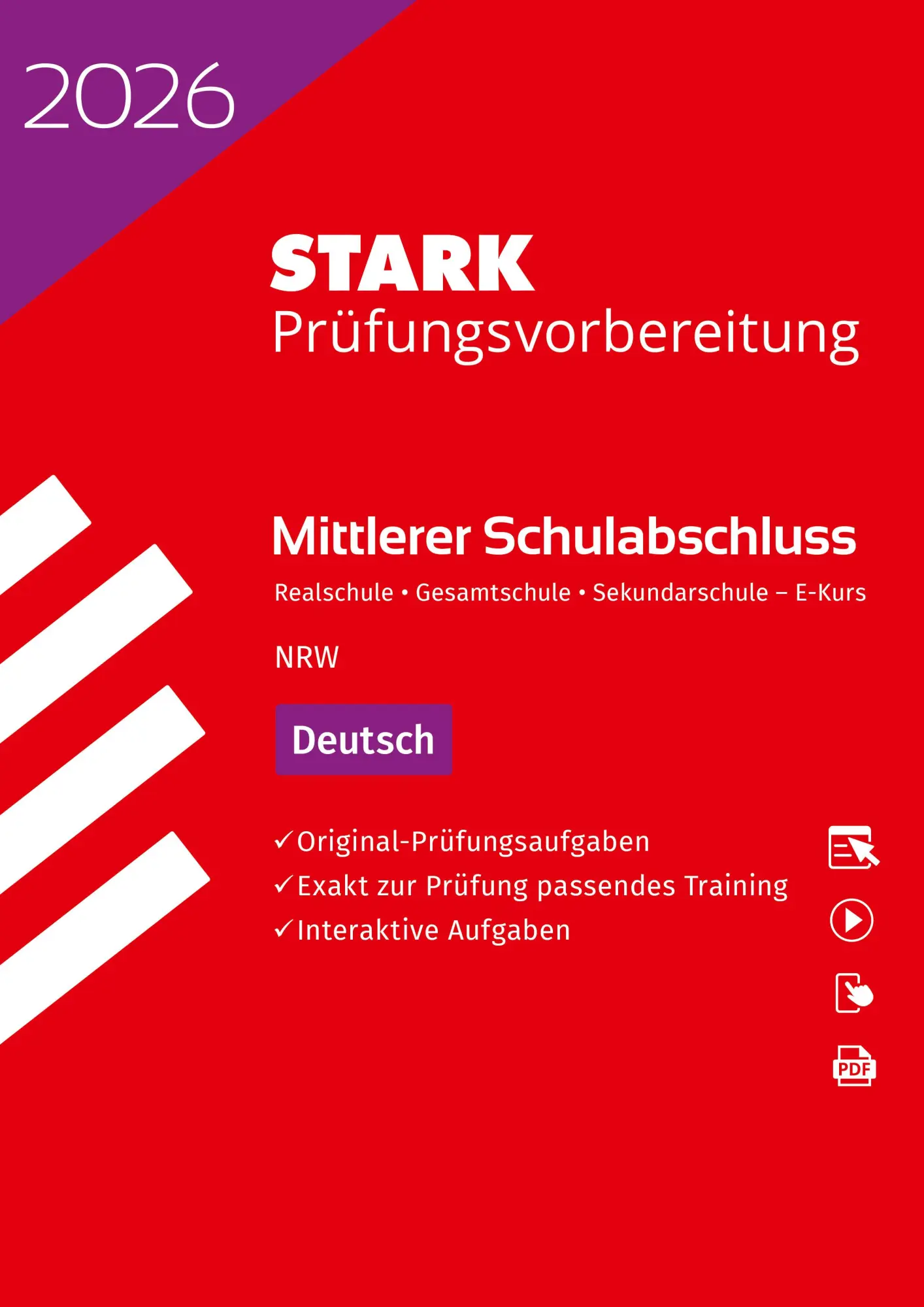 Cover: 9783849063054 | STARK Deutsch E-Kurs - Mittlerer Schulabschluss (MSA) 2026 NRW -...