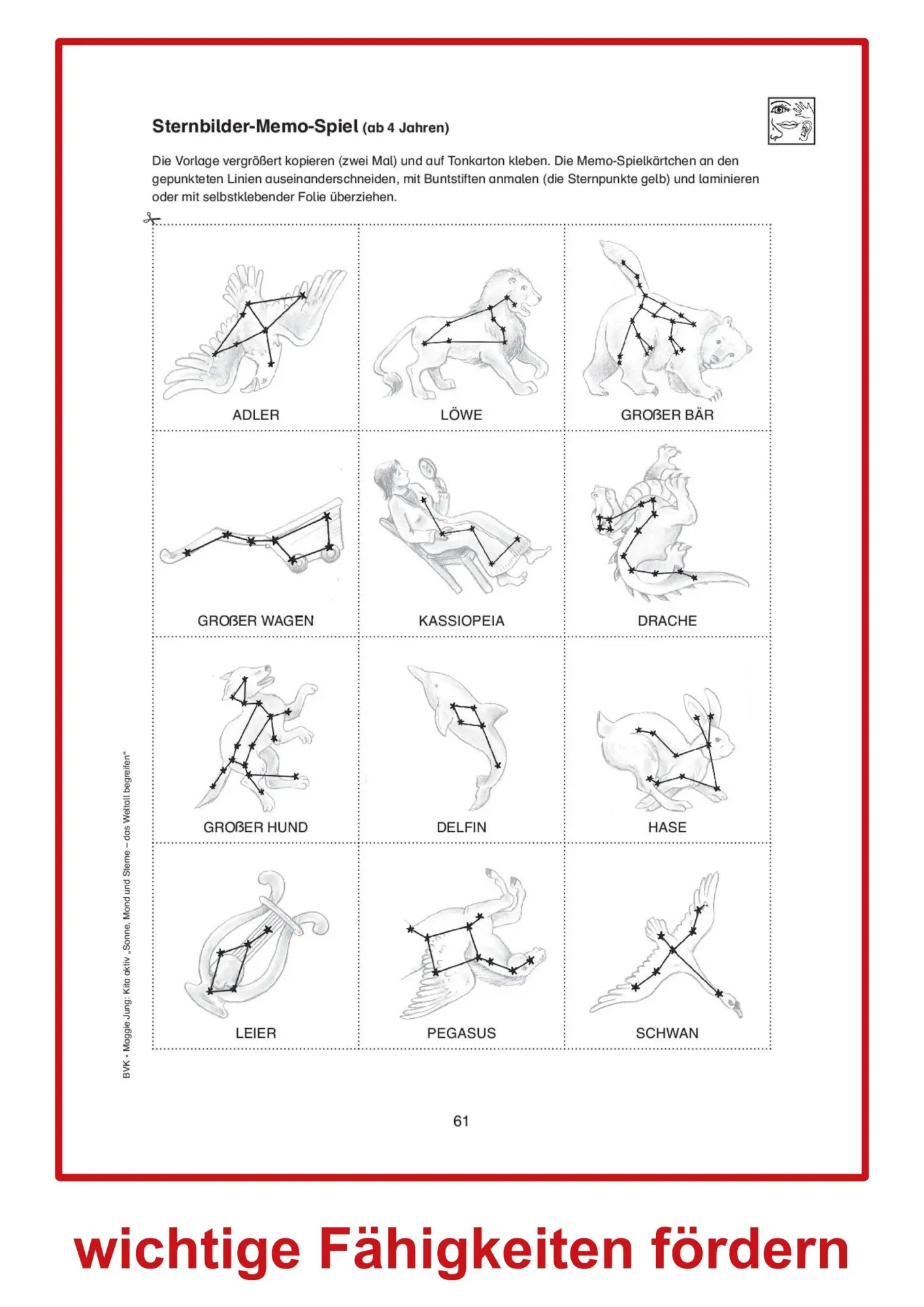 Bild: 9783867403054 | Kita aktiv: Projektmappe Sonne, Mond und Sterne | Maggie Jung | 84 S.