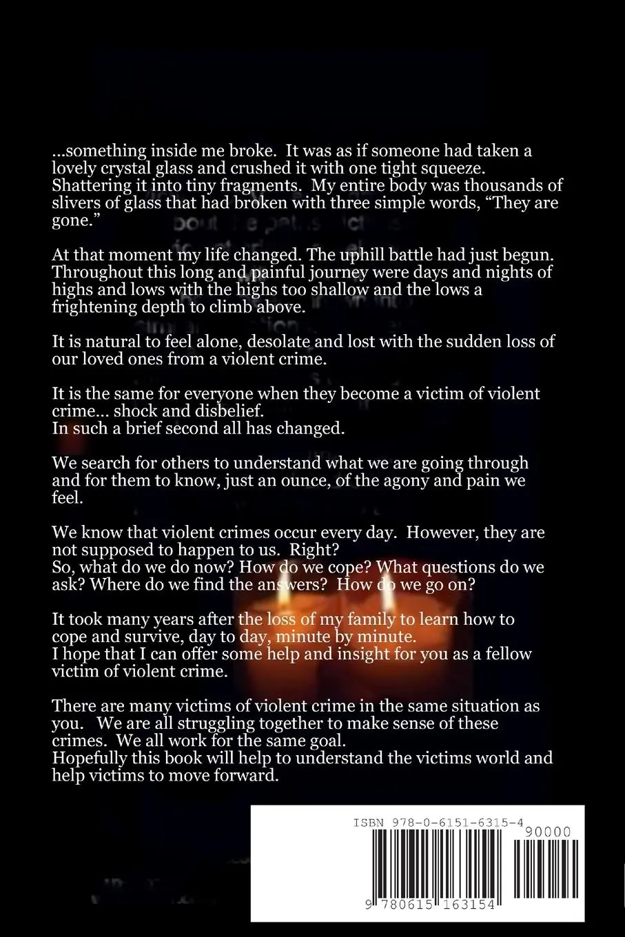 Rückseite: 9780615163154 | Victims of Violent Crime | Diana &amp; Ted Harrington | Taschenbuch | 2007