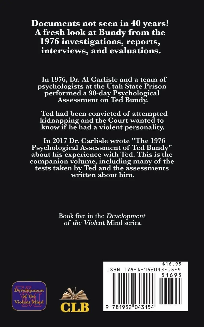 Rückseite: 9781952043154 | The Ted Bundy Files | A 1976 Companion | Al Carlisle | Taschenbuch