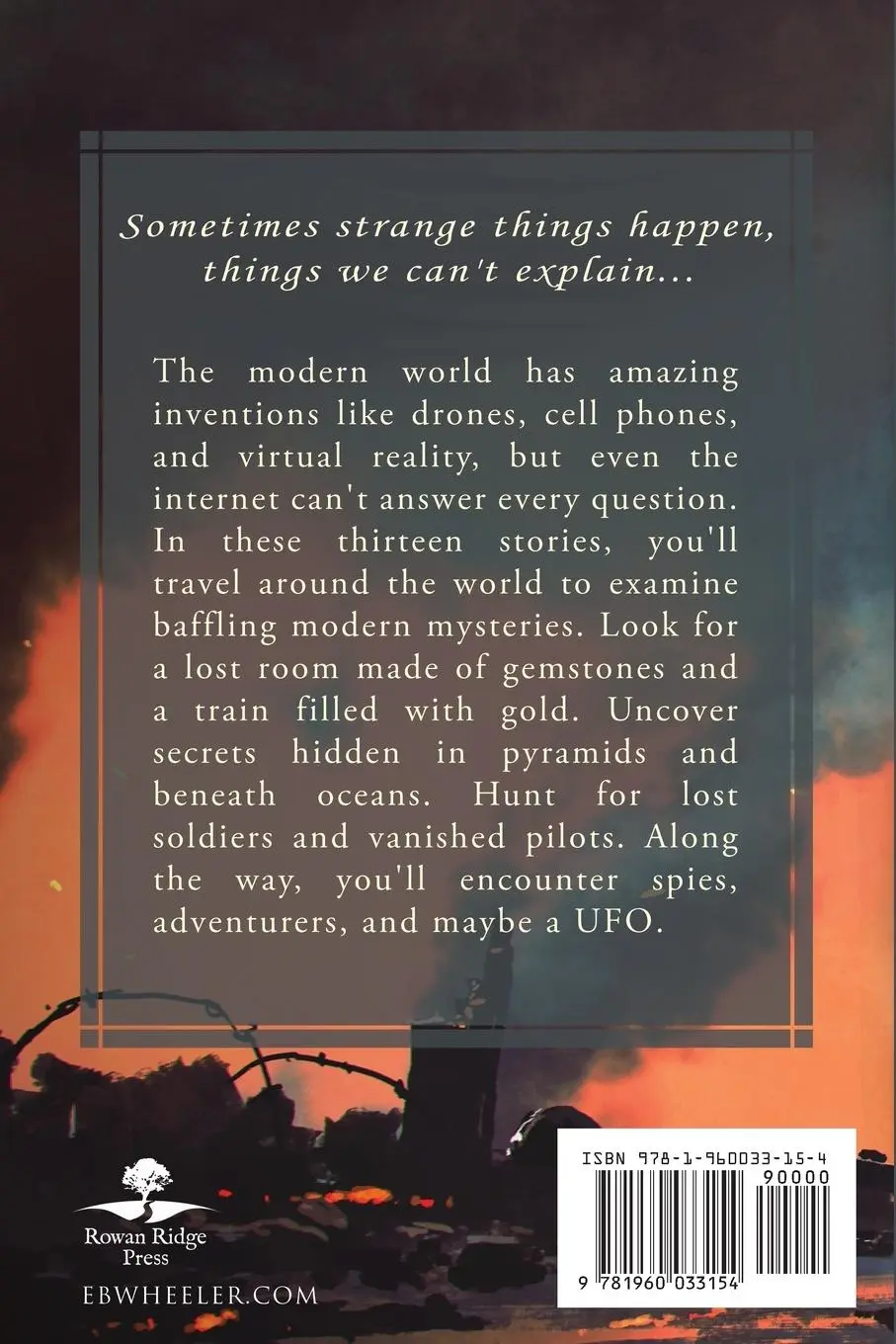 Rückseite: 9781960033154 | Mysteries of the Modern World | Unsolved Mysteries from Modern History