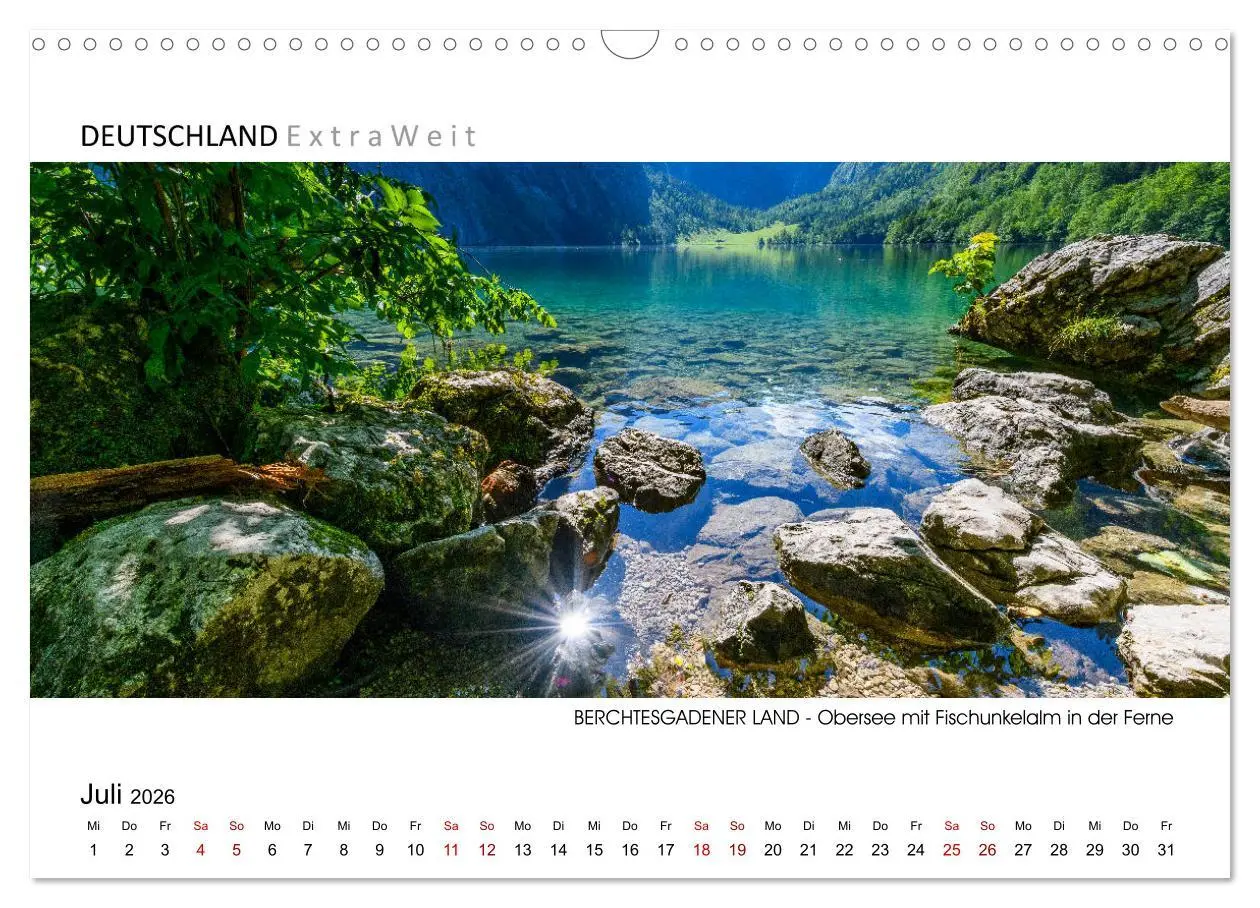 Bild: 9783457773154 | Impressionen aus dem Berchtesgadener Land (Wandkalender 2026 DIN A3...