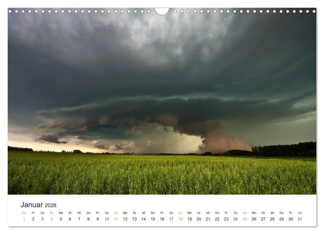 Bild: 9783516173154 | Faszination Gewitter (Wandkalender 2026 DIN A3 quer), CALVENDO...