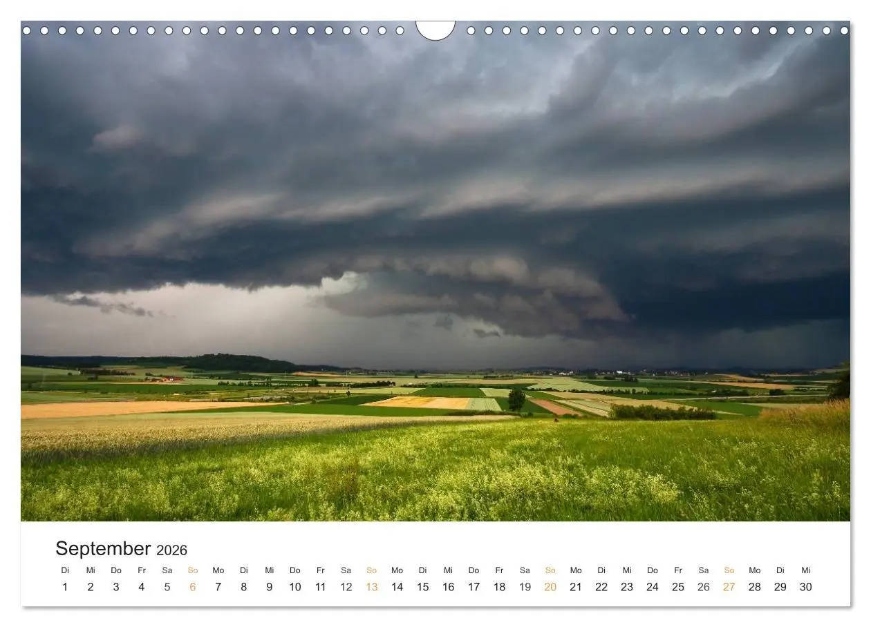 Bild: 9783516173154 | Faszination Gewitter (Wandkalender 2026 DIN A3 quer), CALVENDO...