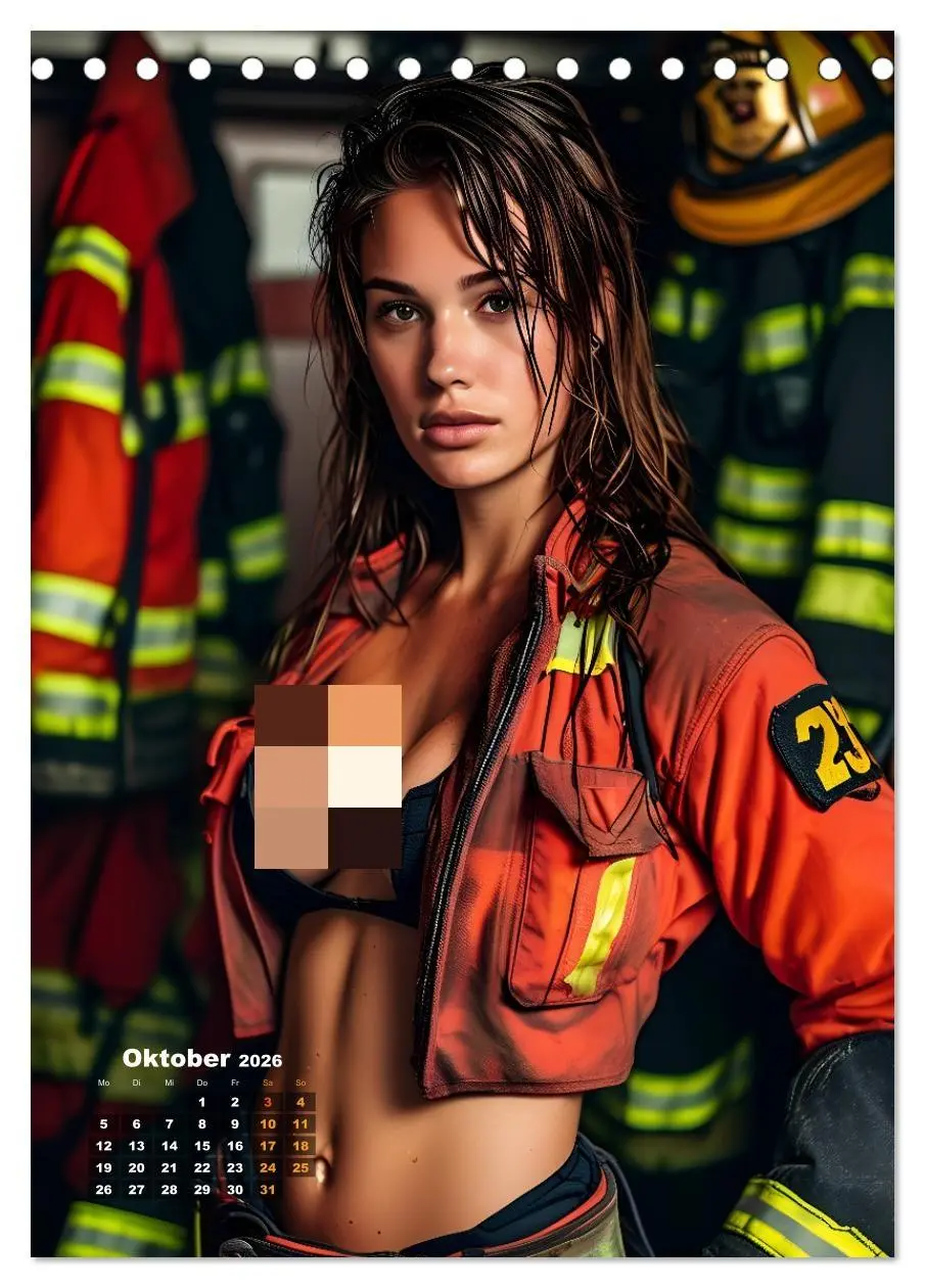 Bild: 9783516243154 | Heiße Feuerheldinnen - Verführerische Feuerwehrfrauen im Dienst der...