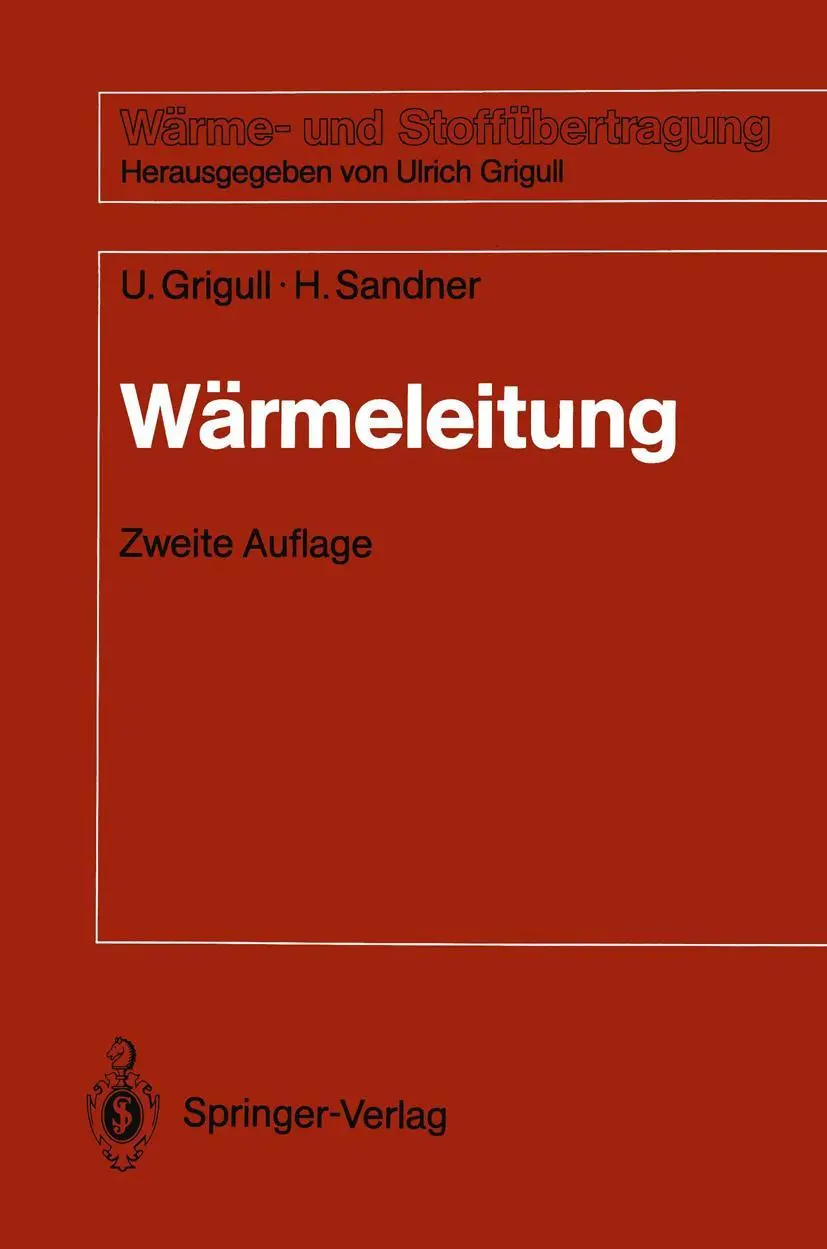 Cover: 9783540523154 | Wärmeleitung | Heinrich Sandner (u. a.) | Taschenbuch | xi | Deutsch
