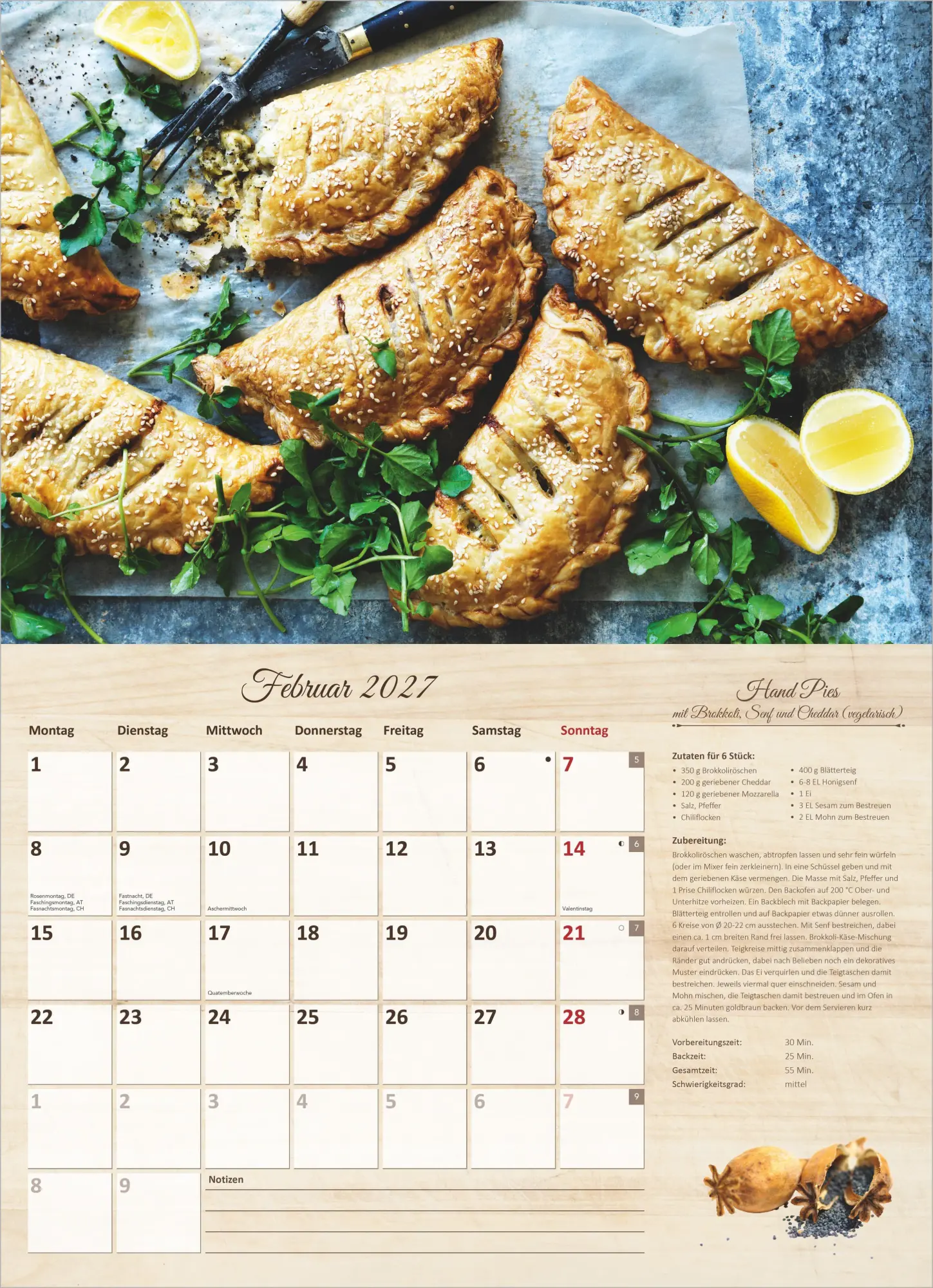 Bild: 4069095013254 | Der große Küchenkalender - mit saisonalen Rezepten für Genießer 2027