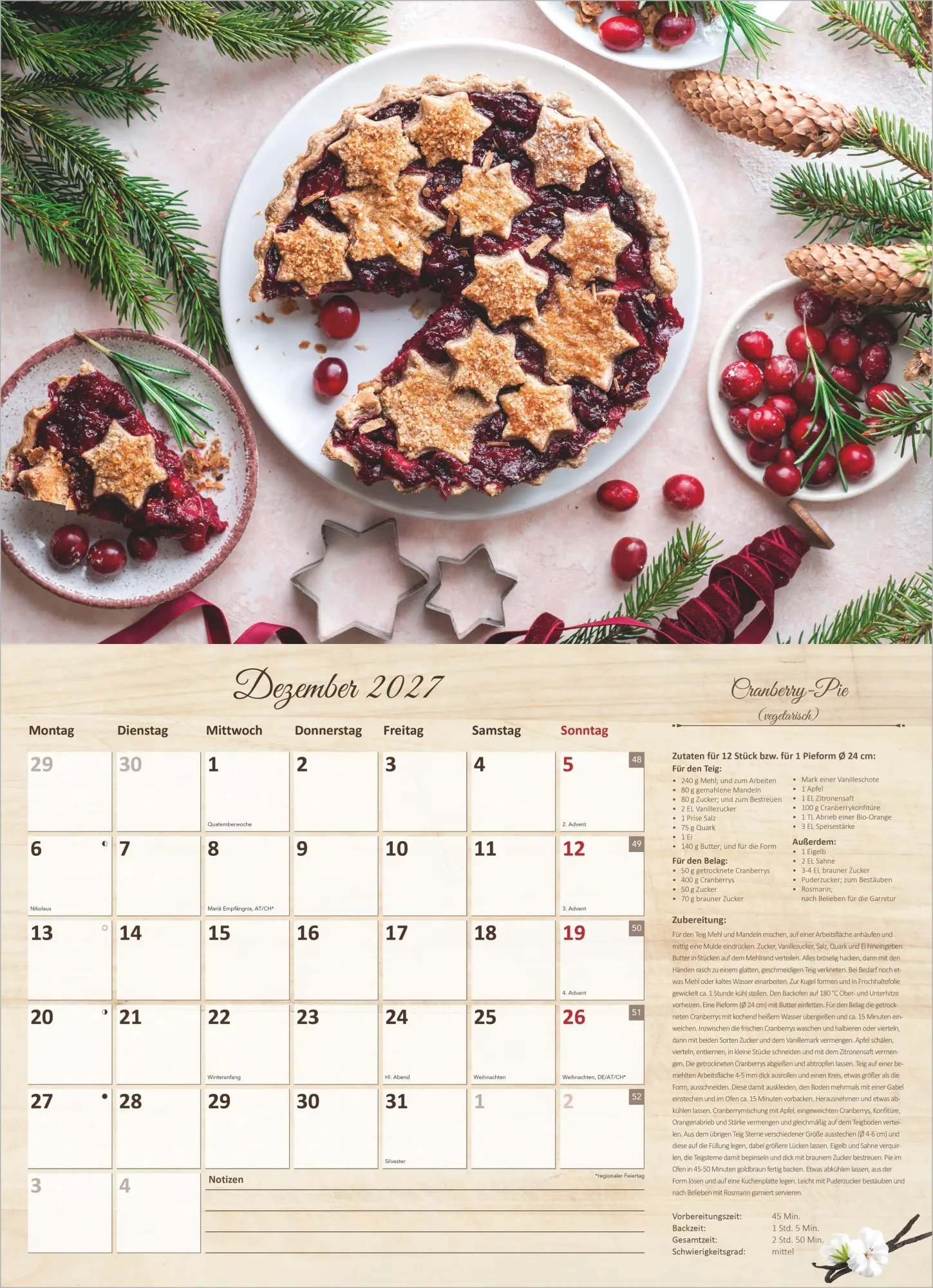 Bild: 4069095013254 | Der große Küchenkalender - mit saisonalen Rezepten für Genießer 2027