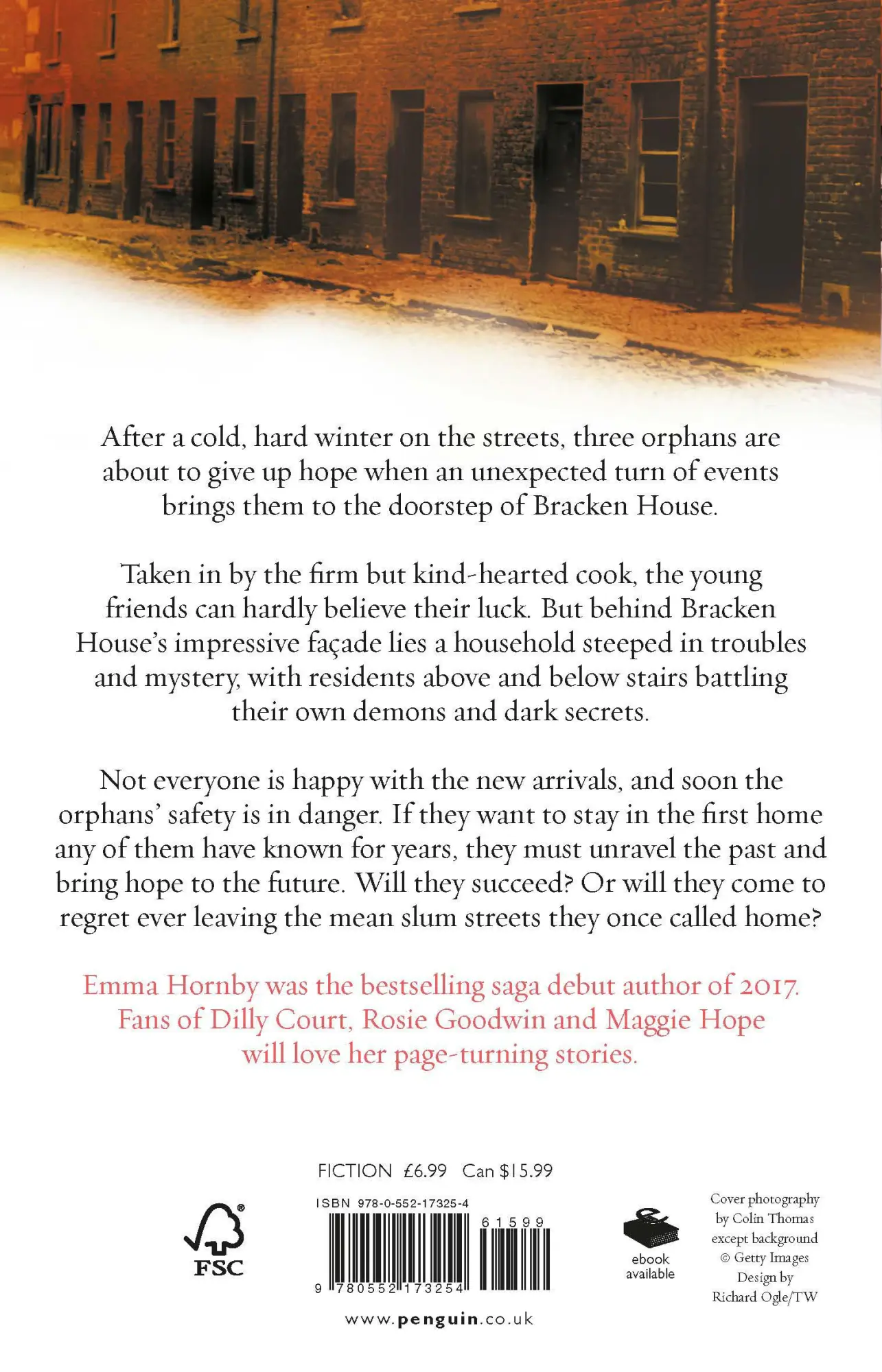 Rückseite: 9780552173254 | The Orphans of Ardwick | Emma Hornby | Taschenbuch | Englisch | 2018