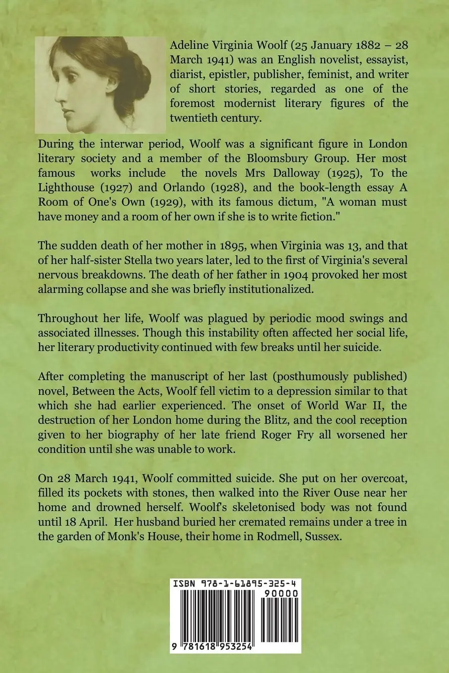 Rückseite: 9781618953254 | Orlando | A Biography | Virginia Woolf | Taschenbuch | Englisch | 2018
