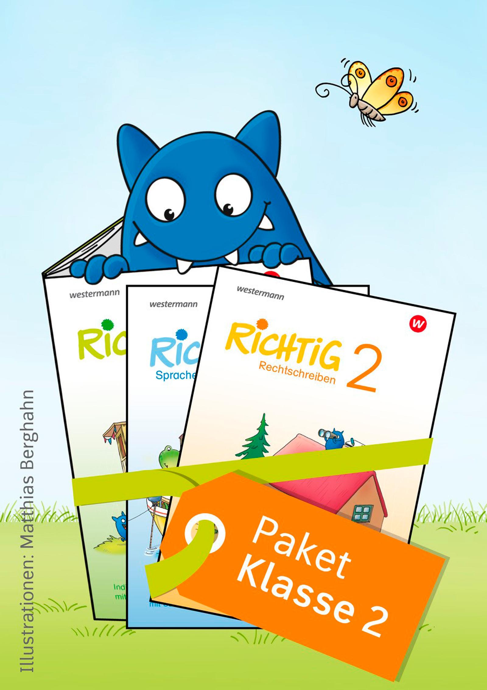 Cover: 9783141233254 | Die RiCHTiG Reihe. Paket Klasse 2 | Renate Andreas (u. a.) | Broschüre
