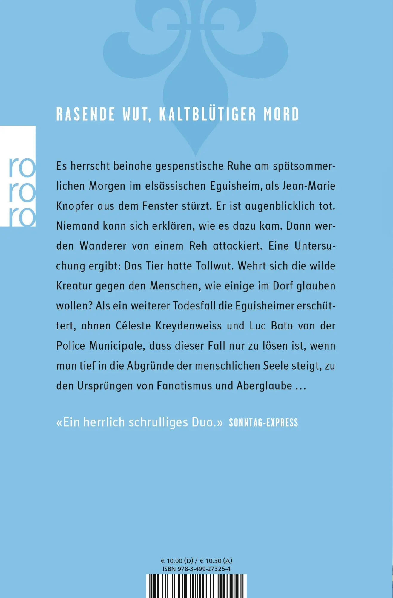 Rückseite: 9783499273254 | Der Teufel von Eguisheim | Kreydenweiss &amp; Bato ermitteln | Vitrac