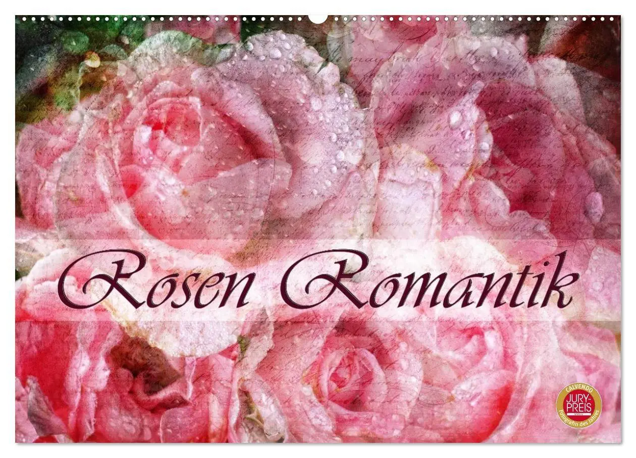 Cover: 9783594073254 | Rosen Romantik (Wandkalender 2027 DIN A2 quer), CALVENDO...