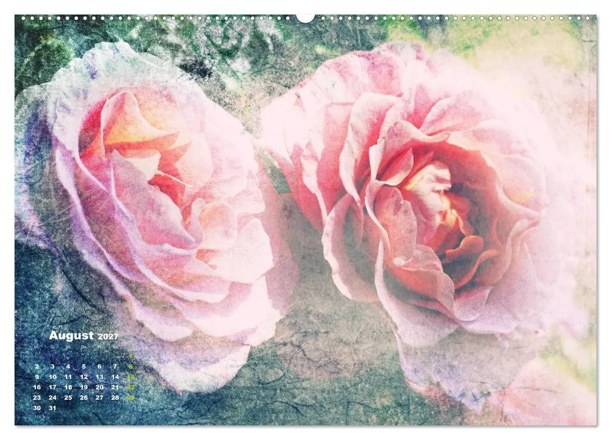 Bild: 9783594073254 | Rosen Romantik (Wandkalender 2027 DIN A2 quer), CALVENDO...