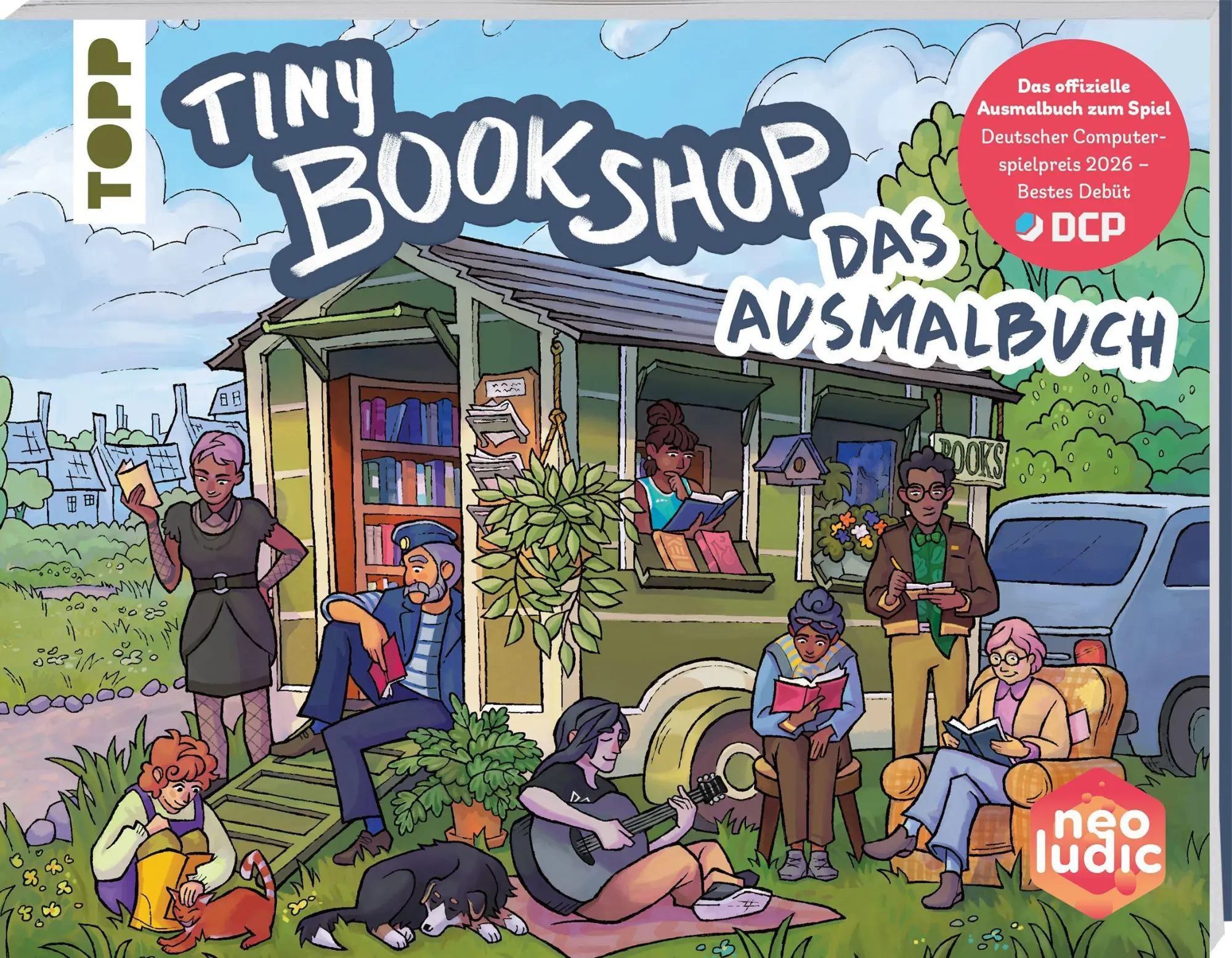 Cover: 9783735883254 | Tiny Bookshop - Das Ausmalbuch | Neoludic Games | Taschenbuch | 112 S.