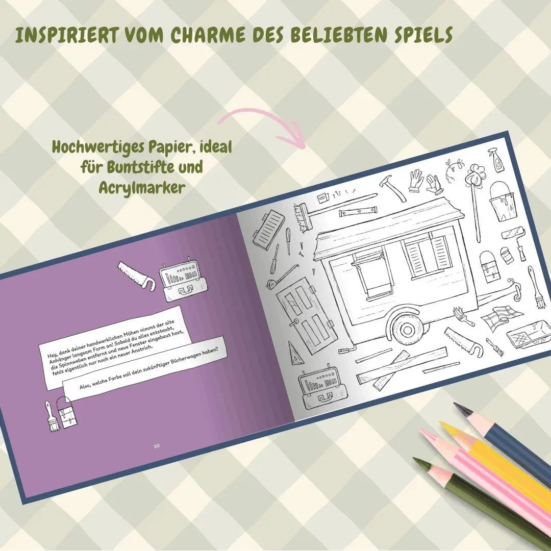 Bild: 9783735883254 | Tiny Bookshop - Das Ausmalbuch | Neoludic Games | Taschenbuch | 112 S.