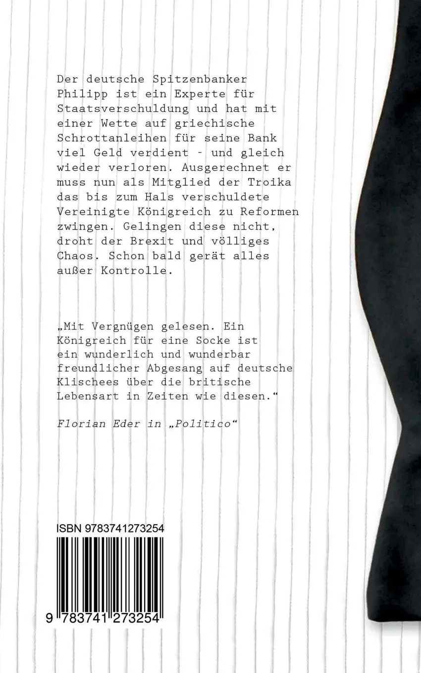 Rückseite: 9783741273254 | Ein Königreich für eine Socke | Maximilian Weingartner | Taschenbuch