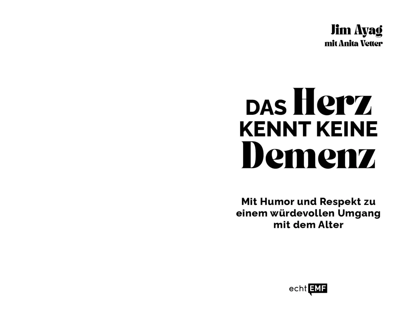 Rückseite: 9783745923254 | Das Herz kennt keine Demenz | Jim Ayag | Taschenbuch | 192 S. | 2025