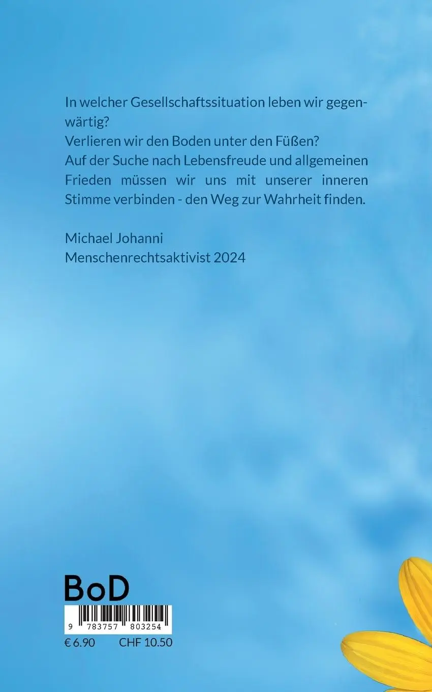Rückseite: 9783757803254 | Ich glaube, die Blätter sprechen miteinander | Meine Gedanken | Buch
