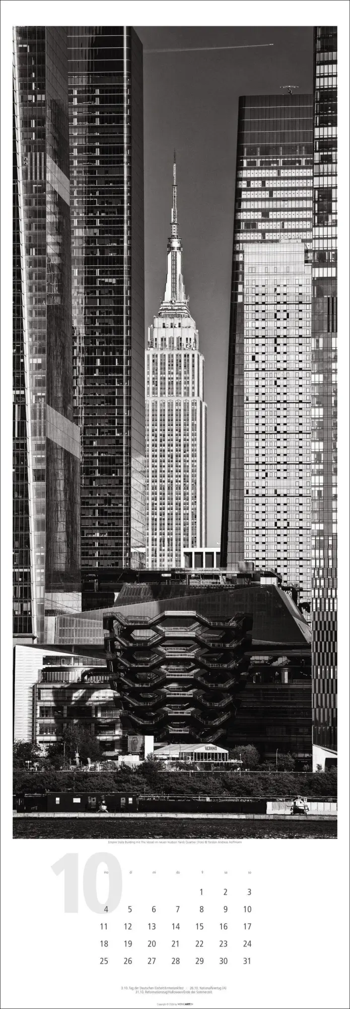Bild: 9783839903254 | New York XXL Kalender 2027 | Torsten A. Hoffmann | Kalender | 14 S.