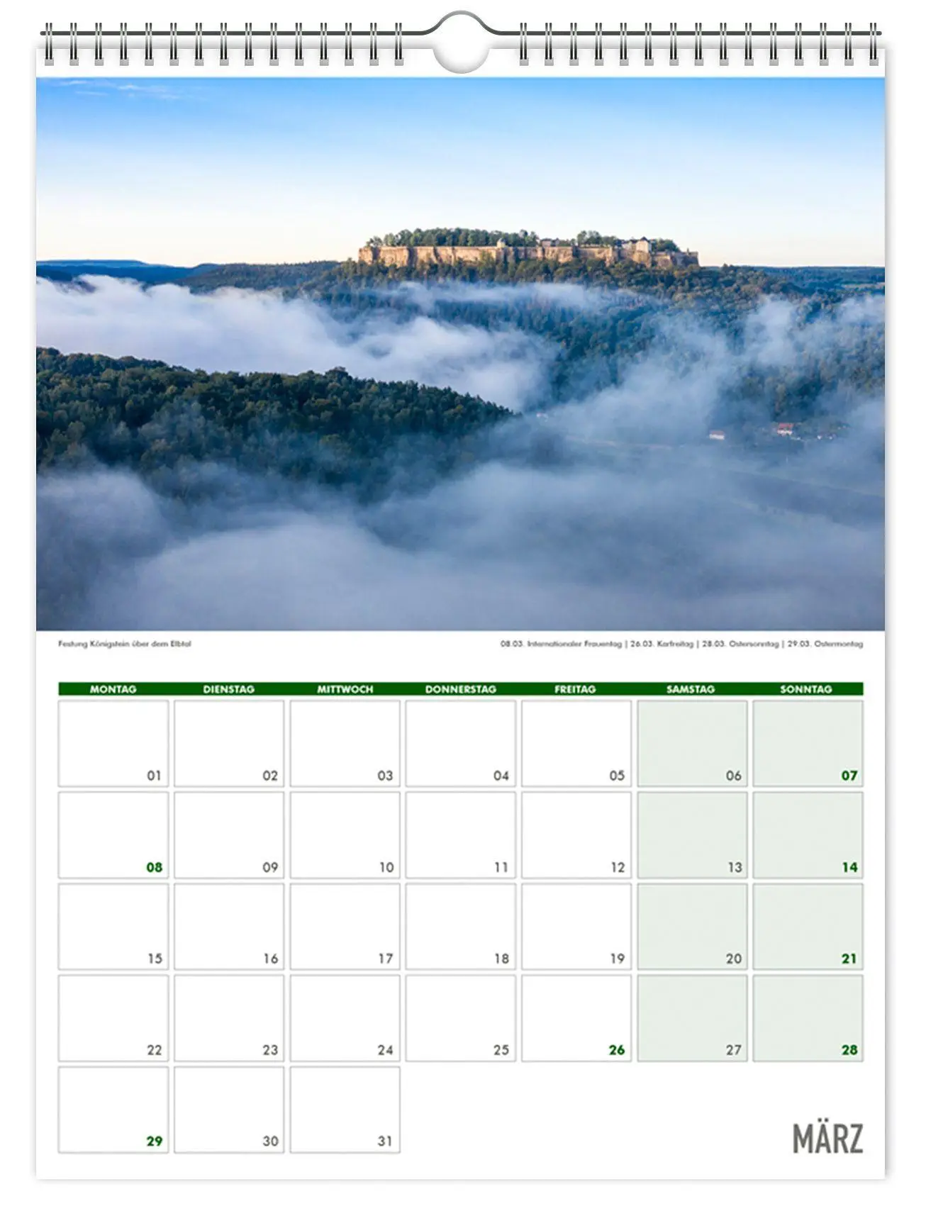 Bild: 9783912303254 | Einschreibkalender Dresden und Sächsische Schweiz 2027 | Kalender