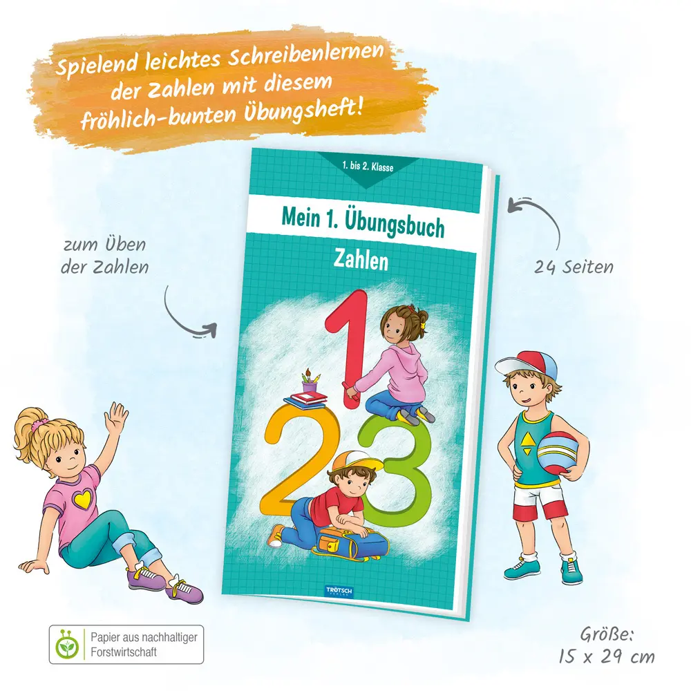 Bild: 9783988023254 | Trötsch Mein erstes Übungsbuch Zahlen | Trötsch Verlag | Taschenbuch