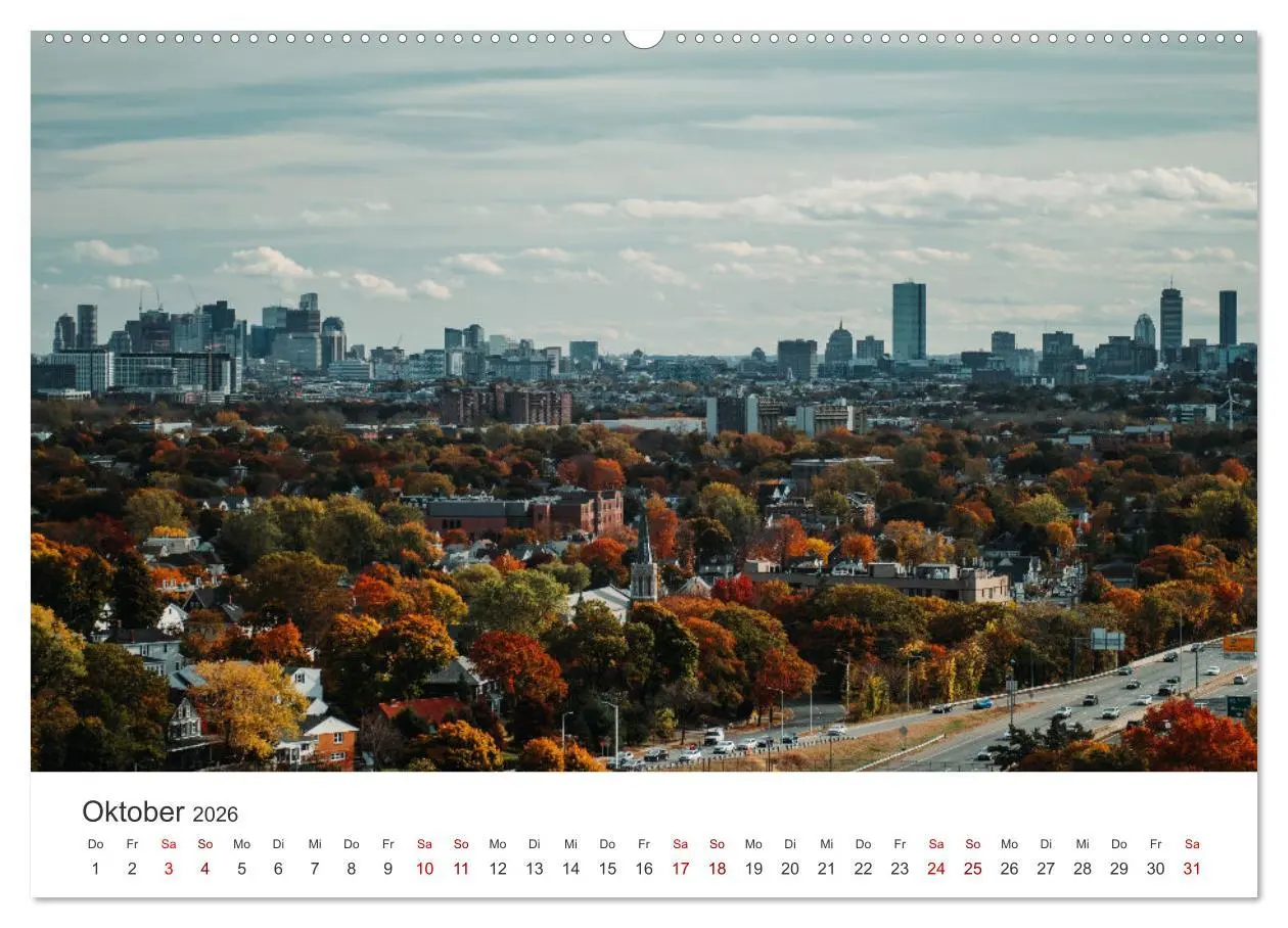 Bild: 9783457443354 | Boston - The Hub of the Universe (hochwertiger Premium Wandkalender...