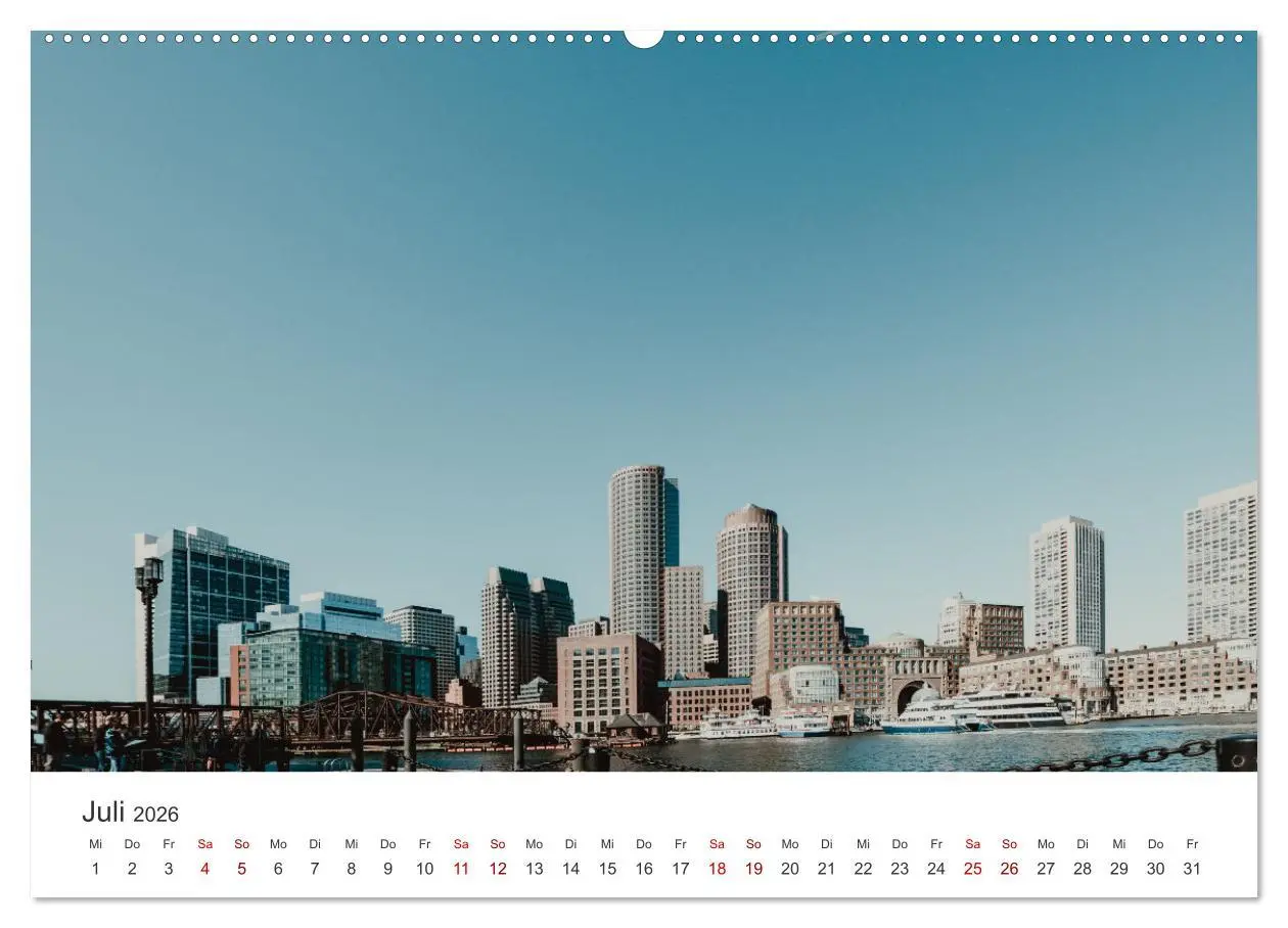 Bild: 9783457443354 | Boston - The Hub of the Universe (hochwertiger Premium Wandkalender...