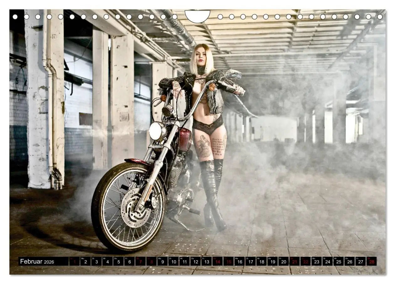 Bild: 9783457683354 | Motorräder und Sexy Girls (Wandkalender 2026 DIN A4 quer), CALVENDO...
