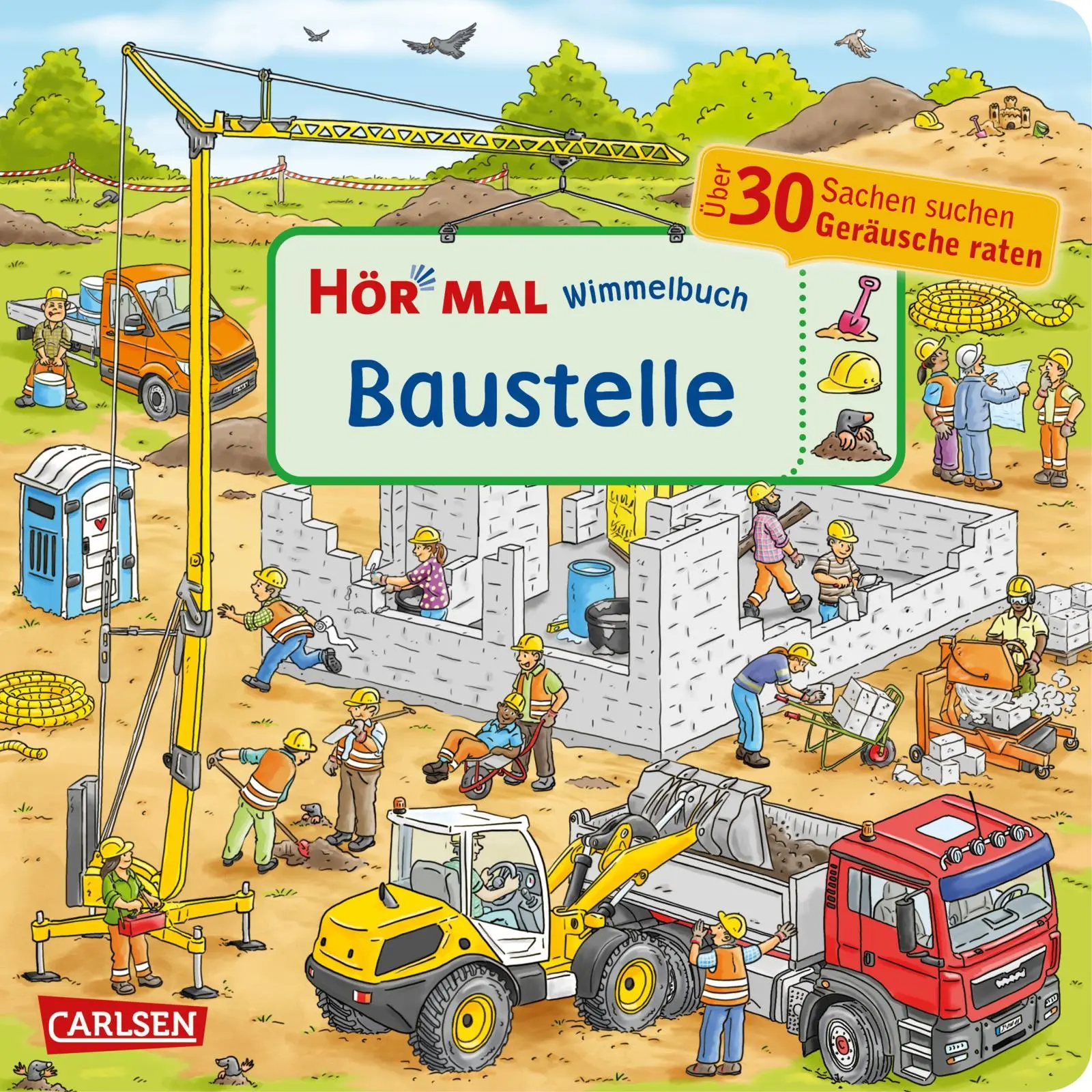 Cover: 9783551253354 | Hör mal (Soundbuch): Wimmelbuch: Baustelle | Enni Bollin | Buch | 2025