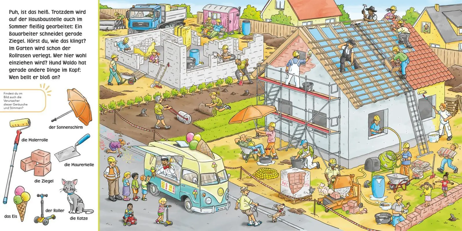 Bild: 9783551253354 | Hör mal (Soundbuch): Wimmelbuch: Baustelle | Enni Bollin | Buch | 2025