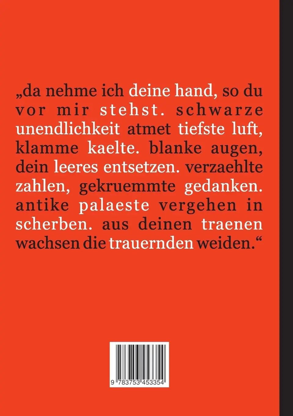 Rückseite: 9783753453354 | Anti-Literatur Heft I | Frühe Texte (1999-2002) | Arne-Wigand Baganz