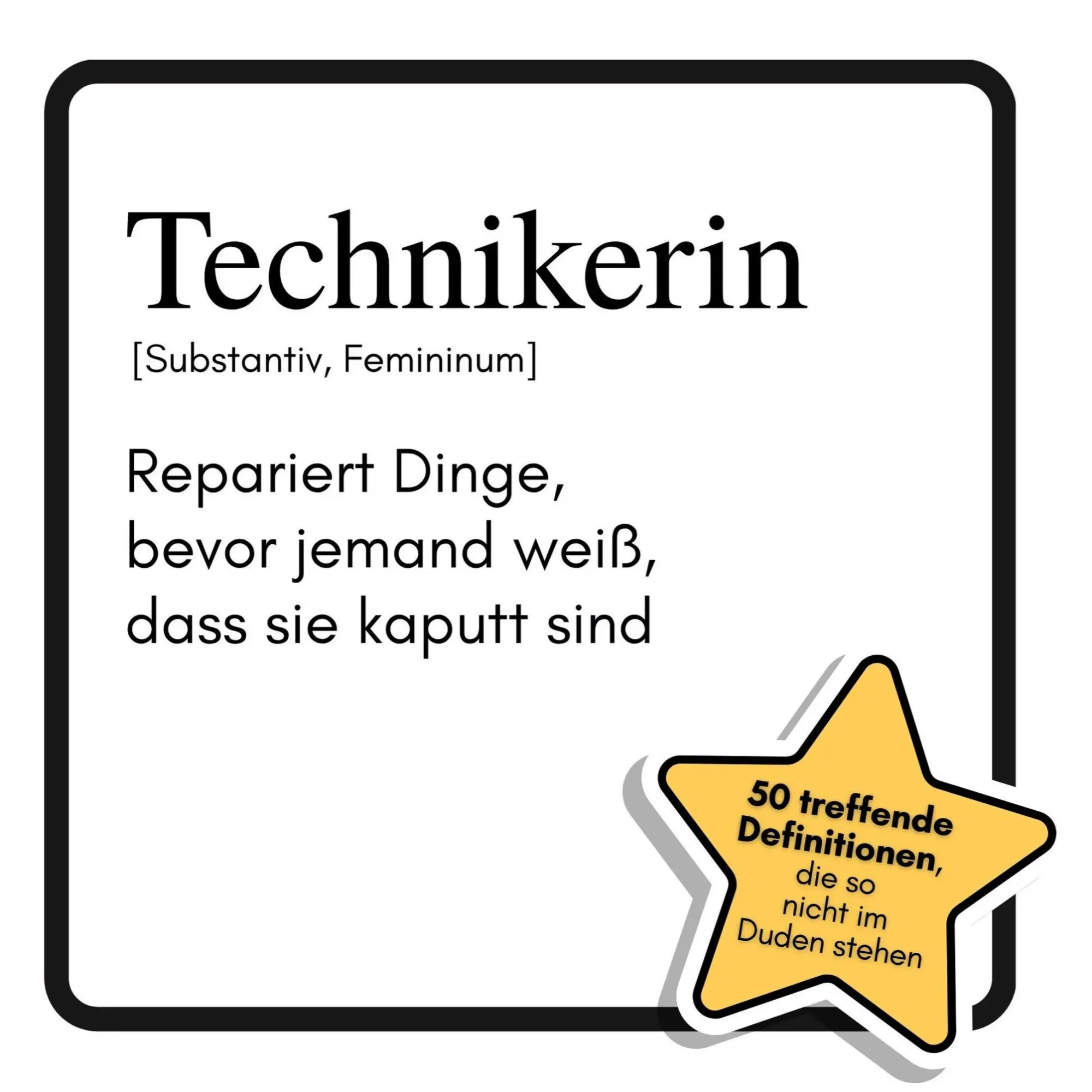 Cover: 9783759183354 | Technikerin | Repariert Dinge, bevor jemand weiß, dass sie kaputt sind