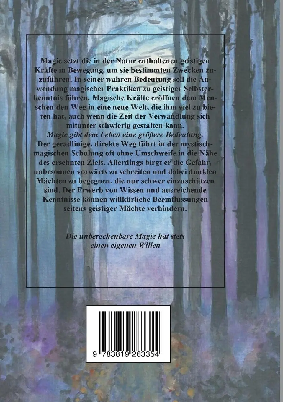 Rückseite: 9783819263354 | Magie, die verborgene Wissenschaft | Birgit Waßmann | Taschenbuch