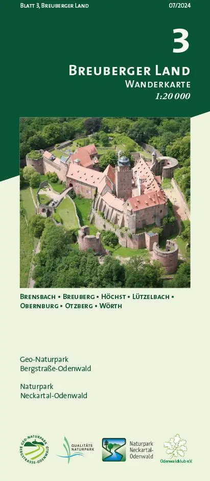Cover: 9783947593354 | Blatt 3, Breuberger Land | Geo-Naturpark Bergstraße-Odenwald (u. a.)