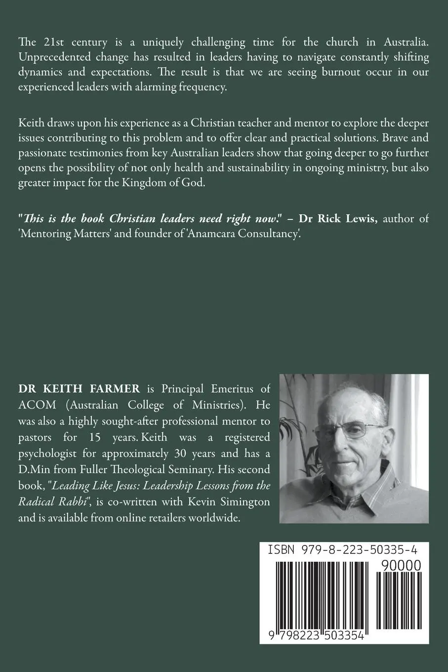 Rückseite: 9798223503354 | Going Deeper to Go Further | Keith Farmer | Taschenbuch | Englisch